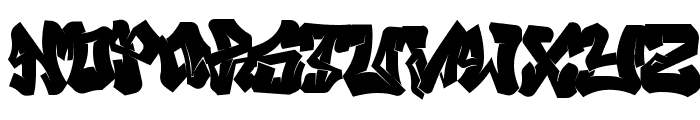 Melttrax Font UPPERCASE