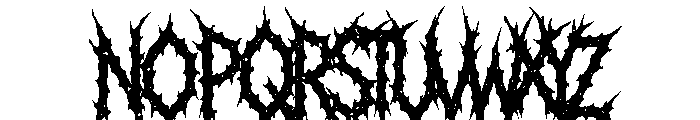 Melvorn Regular Font UPPERCASE