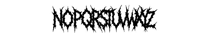 Melvorn Regular Font LOWERCASE