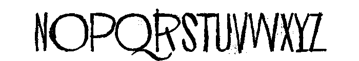 Memento Griseo Ruber Font LOWERCASE