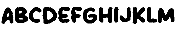 Memo Sket Font UPPERCASE