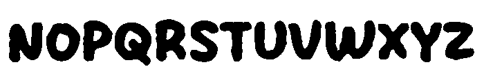 Memo Sket Font UPPERCASE