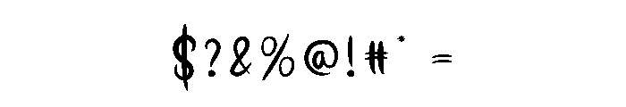 Memory Picture Font OTHER CHARS