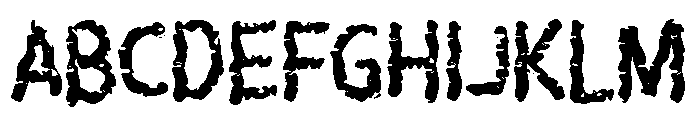 Mendam Font UPPERCASE