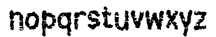 Mendam Font LOWERCASE