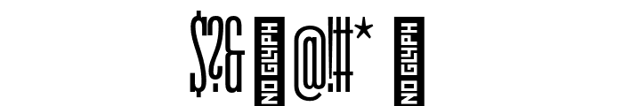 Menil Etroit Font OTHER CHARS