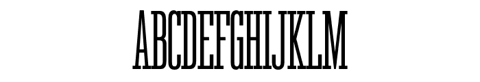 Menil Etroit Font UPPERCASE