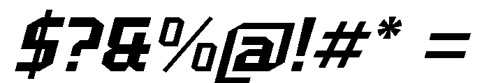 Menscity Font OTHER CHARS
