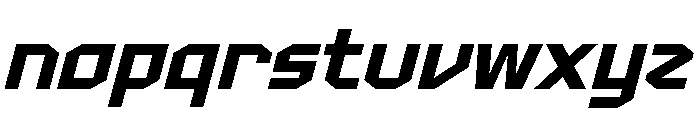 Menscity Font LOWERCASE