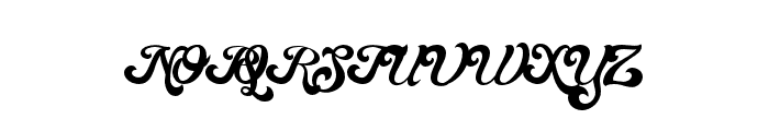 Mentari Font UPPERCASE