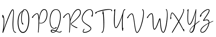 Mention Signature Font UPPERCASE