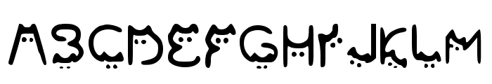 Meoww Regular Font UPPERCASE