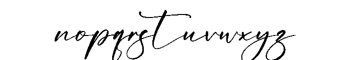 Merachel Angelika Font LOWERCASE
