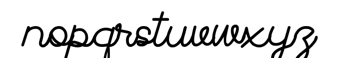 Merajhutte Reguler Font LOWERCASE