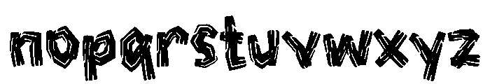Meranti Font LOWERCASE