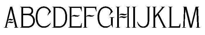 Merasica Klaus Font UPPERCASE