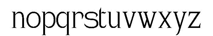 Merasica Klaus Font LOWERCASE
