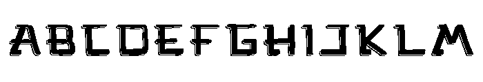 Mercadosombra Font UPPERCASE