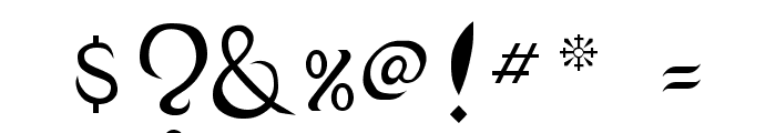 Merced Font OTHER CHARS
