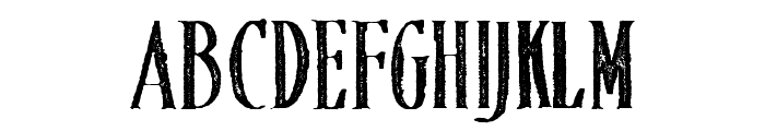 MerchandePrintSerif-Rough Font UPPERCASE
