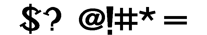Merengue Regular Font OTHER CHARS