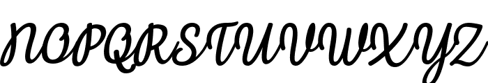 Mergic Italic Font UPPERCASE