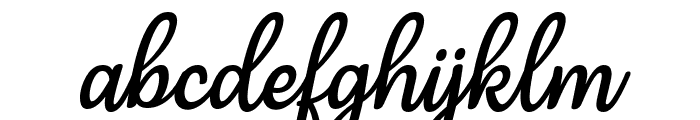 Mergic Italic Font LOWERCASE