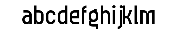 Meridiana Regular Font LOWERCASE