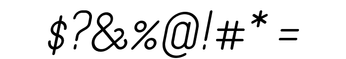 Merijntje SemiBold Italic Font OTHER CHARS