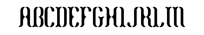 Mermaid-Motions Font UPPERCASE