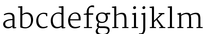 Merriweather-Light Font LOWERCASE