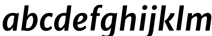 Merriweather Sans Bold Italic Font LOWERCASE