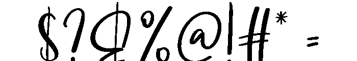 Merry And Bright Font OTHER CHARS