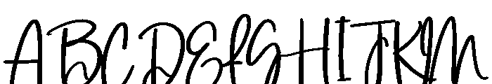 Merry And Bright Font UPPERCASE