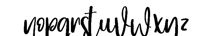 Merry And Bright Font LOWERCASE