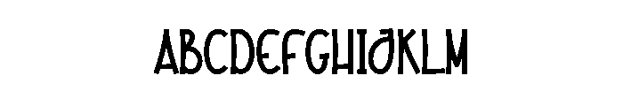 Merry Santa Font UPPERCASE