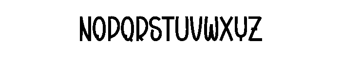 Merry Santa Font LOWERCASE
