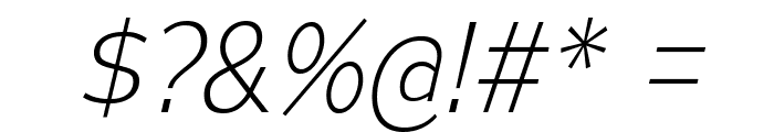 MesmerizeEl-Italic Font OTHER CHARS