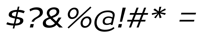 MesmerizeExBk-Italic Font OTHER CHARS