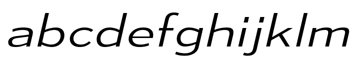 MesmerizeExLt-Italic Font LOWERCASE