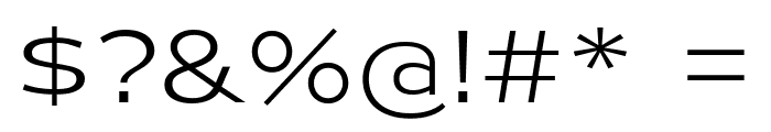 MesmerizeExLt-Regular Font OTHER CHARS