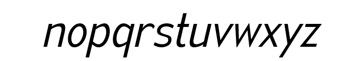MesmerizeScLt-Italic Font LOWERCASE