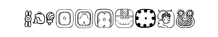 MesoAmerica Font OTHER CHARS