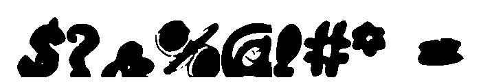 MessyBubble Font OTHER CHARS