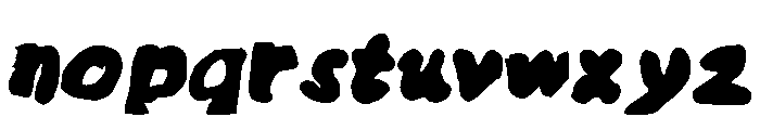 MessyBubble Font LOWERCASE