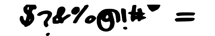 MessyPup Font OTHER CHARS