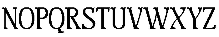 Mestalight Font UPPERCASE