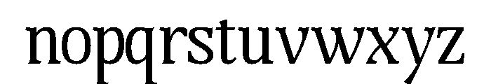Mestalight Font LOWERCASE