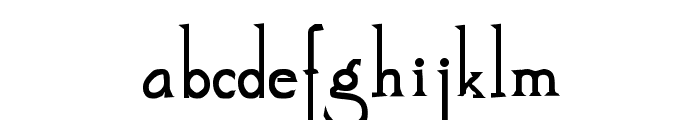 Mestral Font LOWERCASE