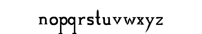 Mestral Font LOWERCASE